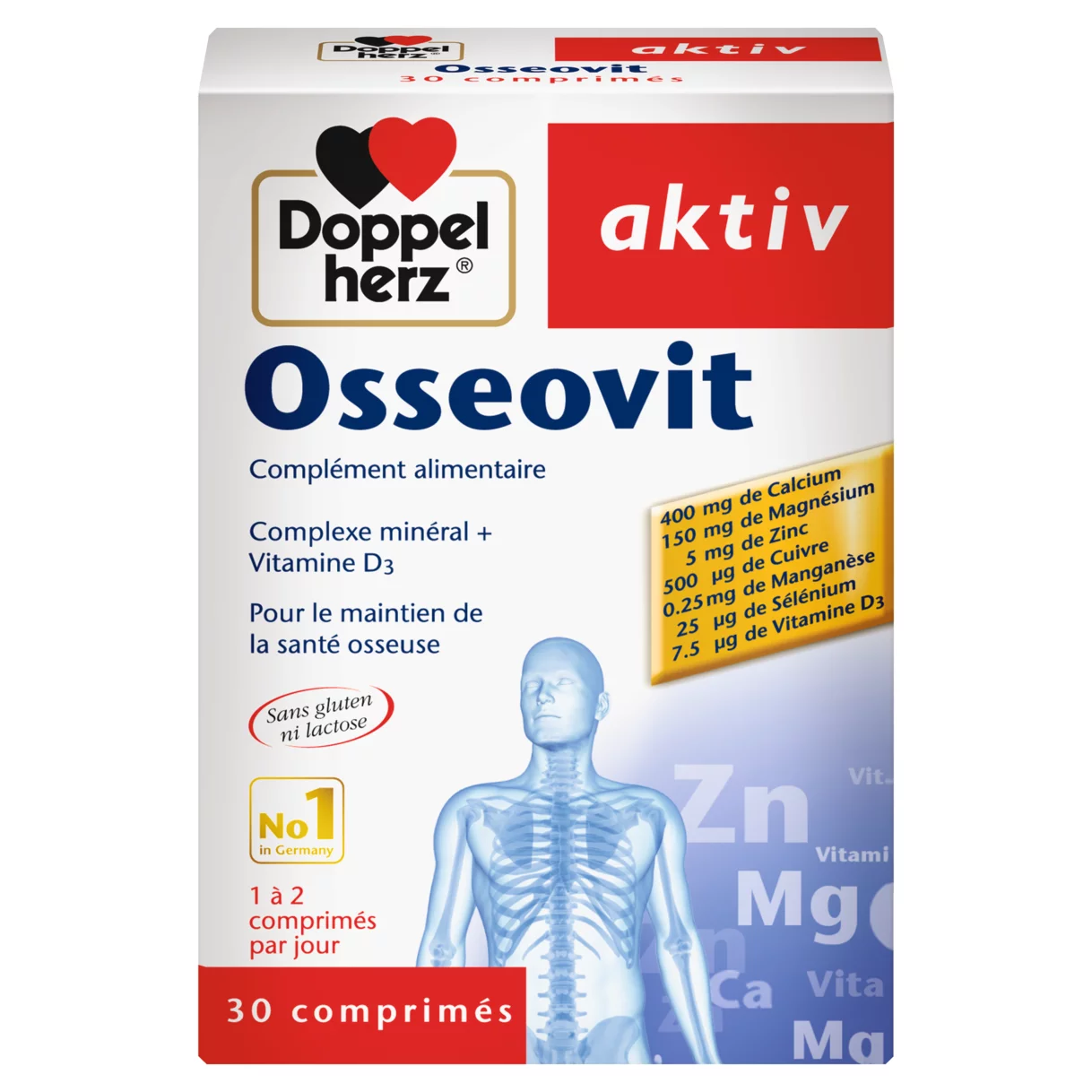 Doppelherz aktiv Osseovit Vue de face
